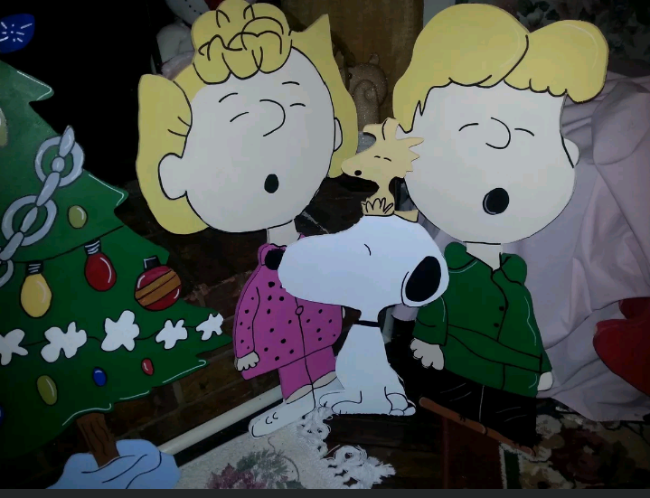 Peanuts christmas singing theme set 8