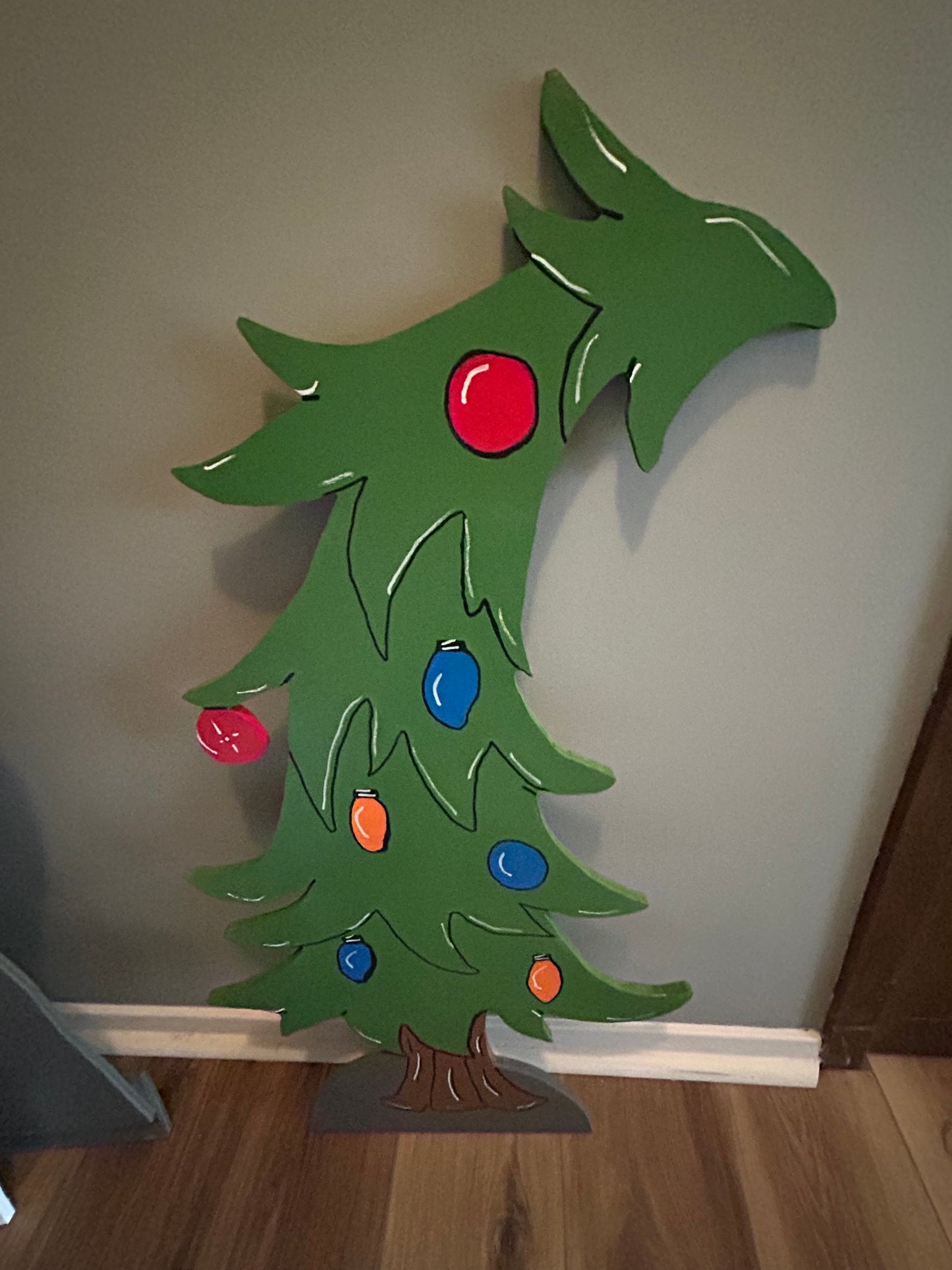 Whimsical/grinch Christmas tree