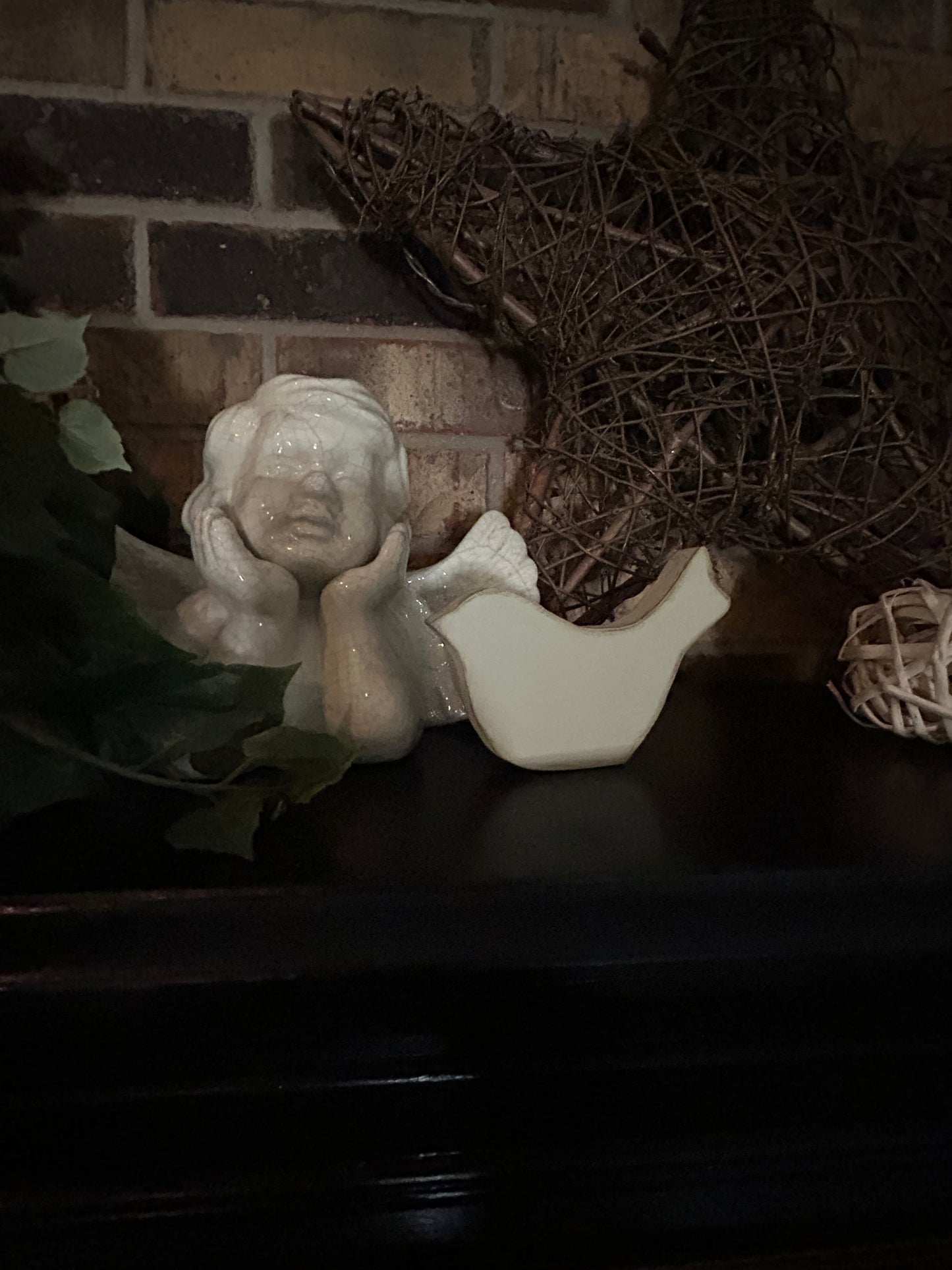 Distressed Chunky Wooden Spring Bird