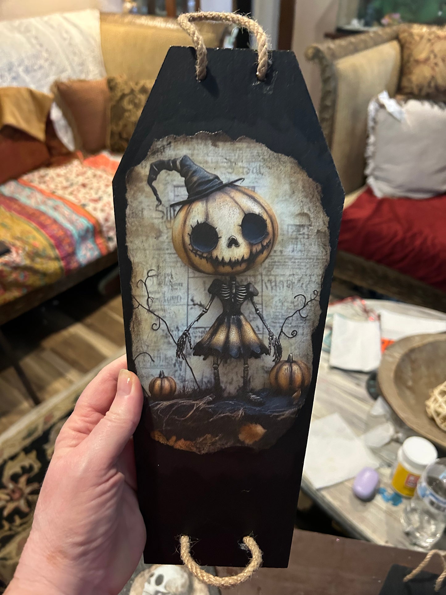 Gothic spooky Halloween trays