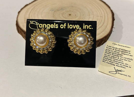 Angel of Love Earrings Vintage
