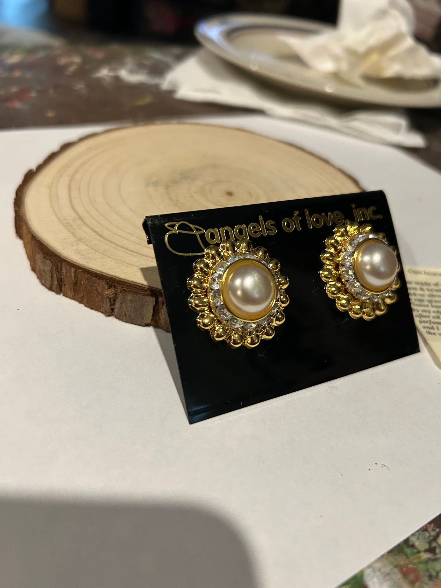 Angel of Love Earrings Vintage