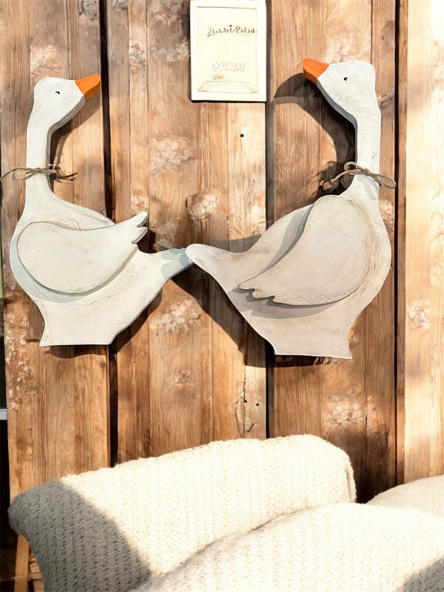 Country Farmhouse Wood geese