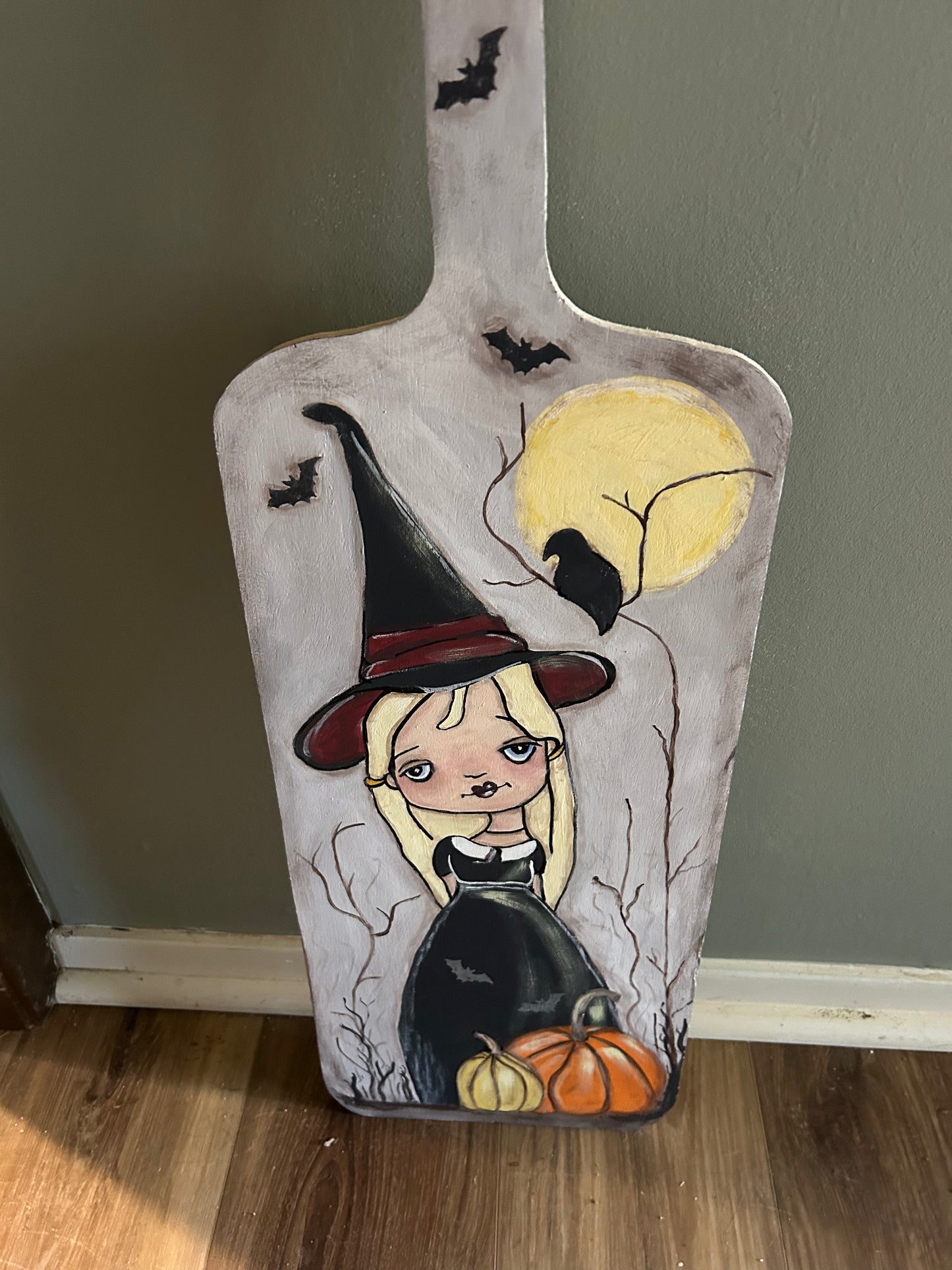 Whimsical gothic witch board