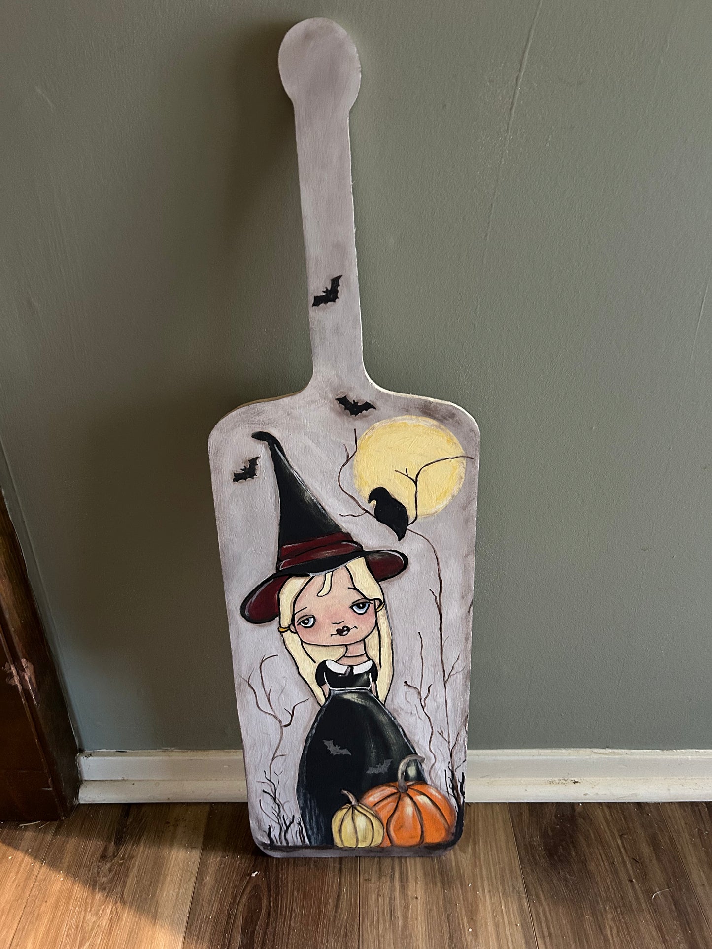 Whimsical gothic witch board
