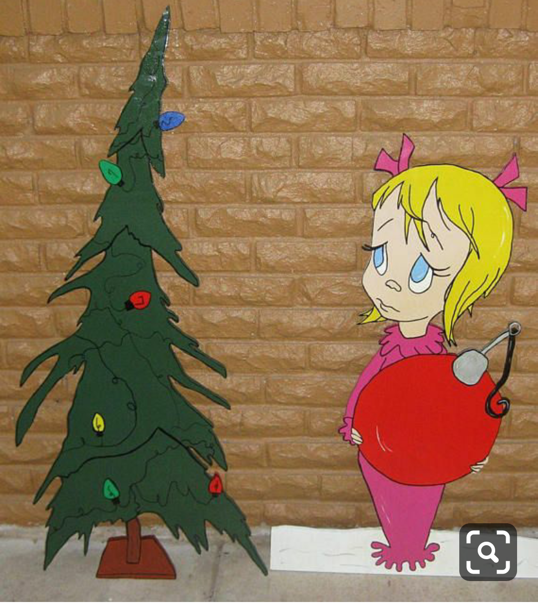 Grinch Christmas Displays set 4pcs