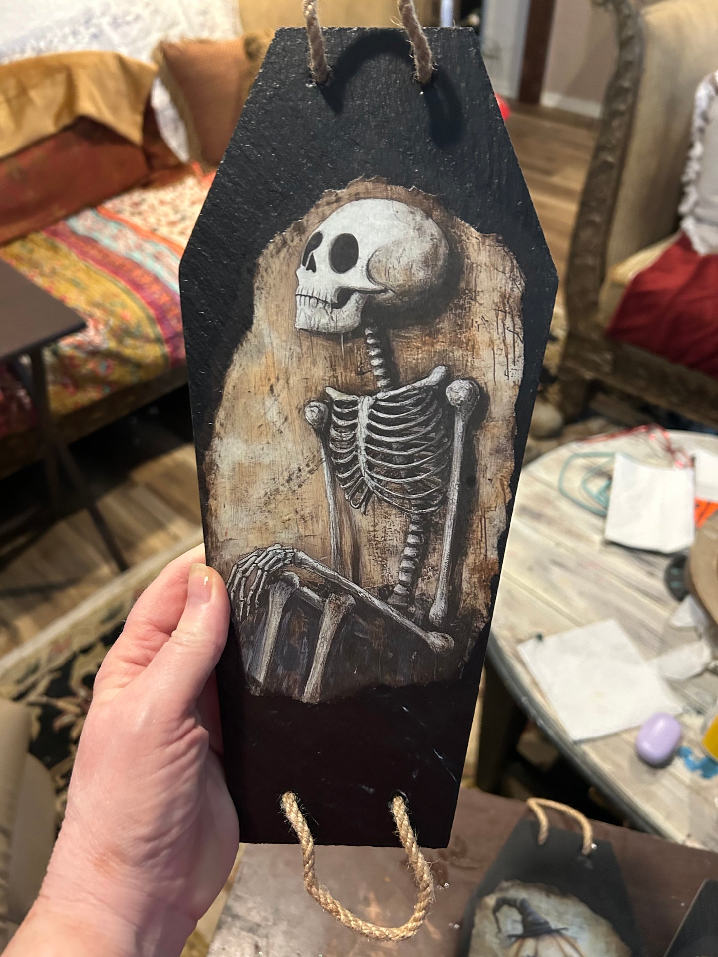 Gothic spooky Halloween trays