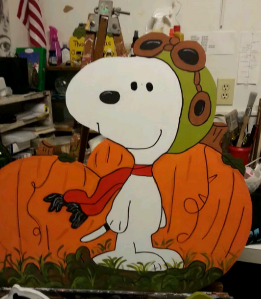 Red Baron snoopy Halloween