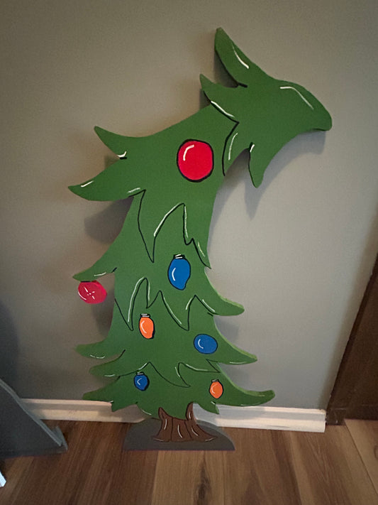 Whimsical/grinch Christmas tree