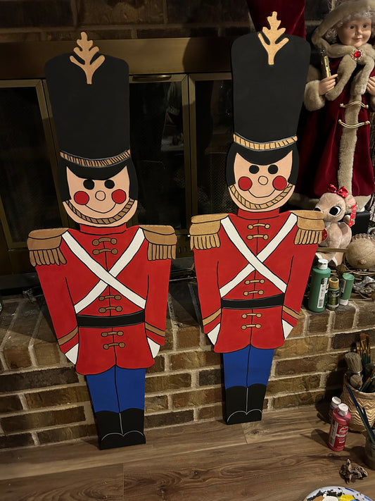 Toy soldiers wood displays 36 in