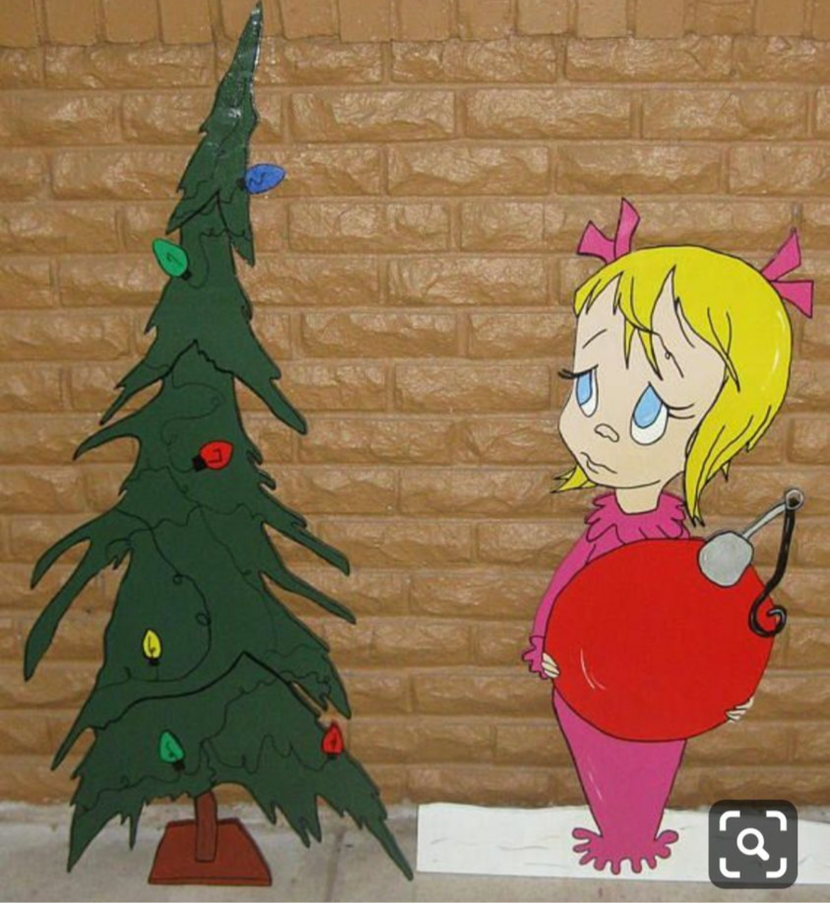 Cindy Lou who Christmas display