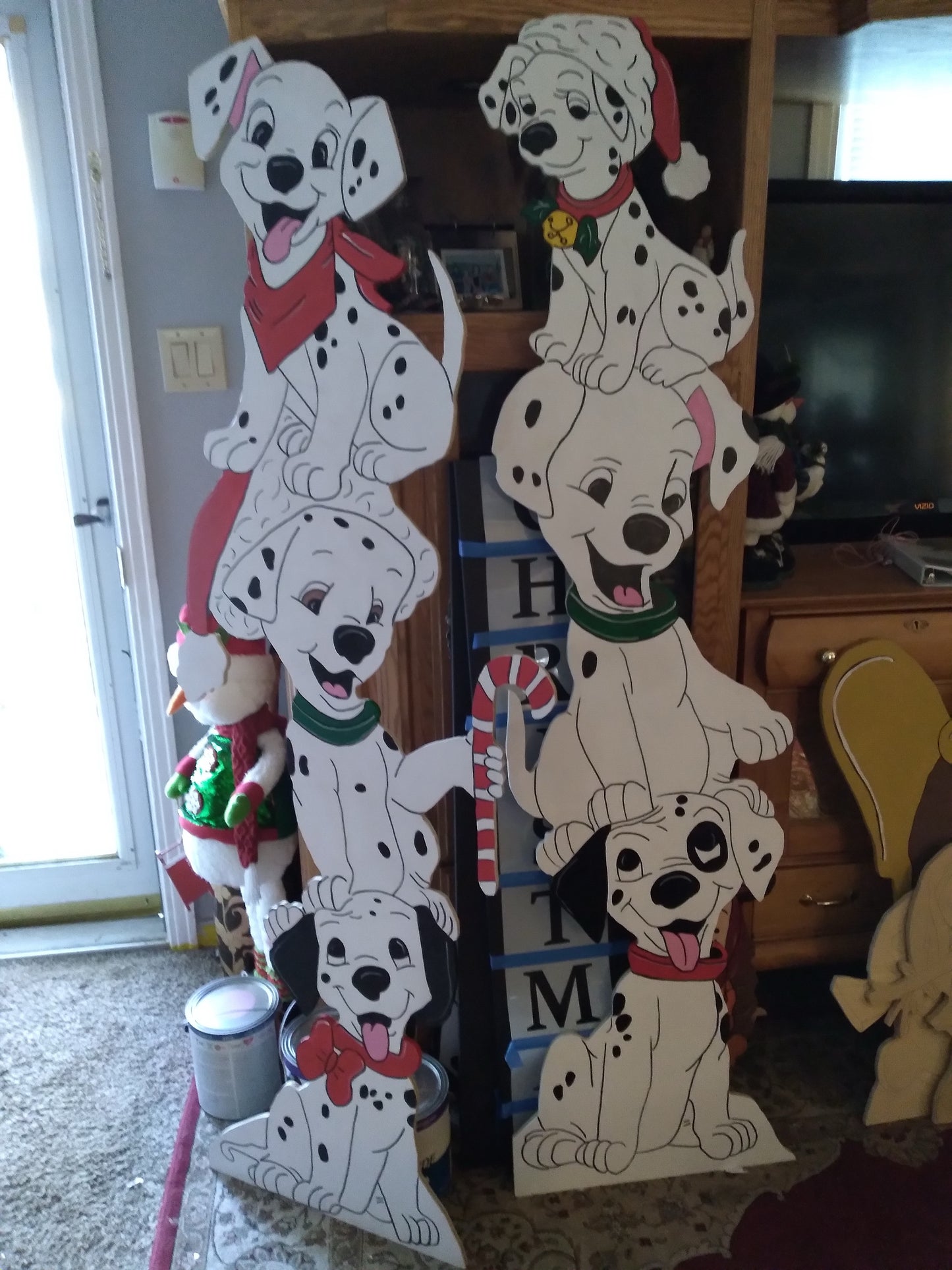 101 Dalmatians pillar decorations