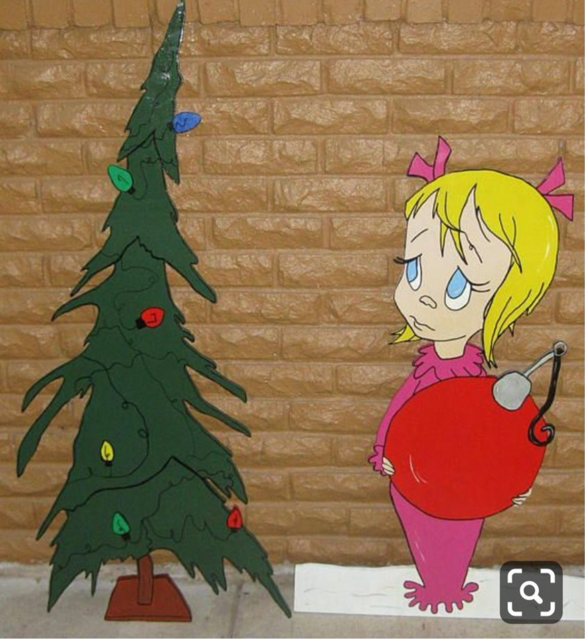 Grinch Christmas theme set 7 pcs yard art