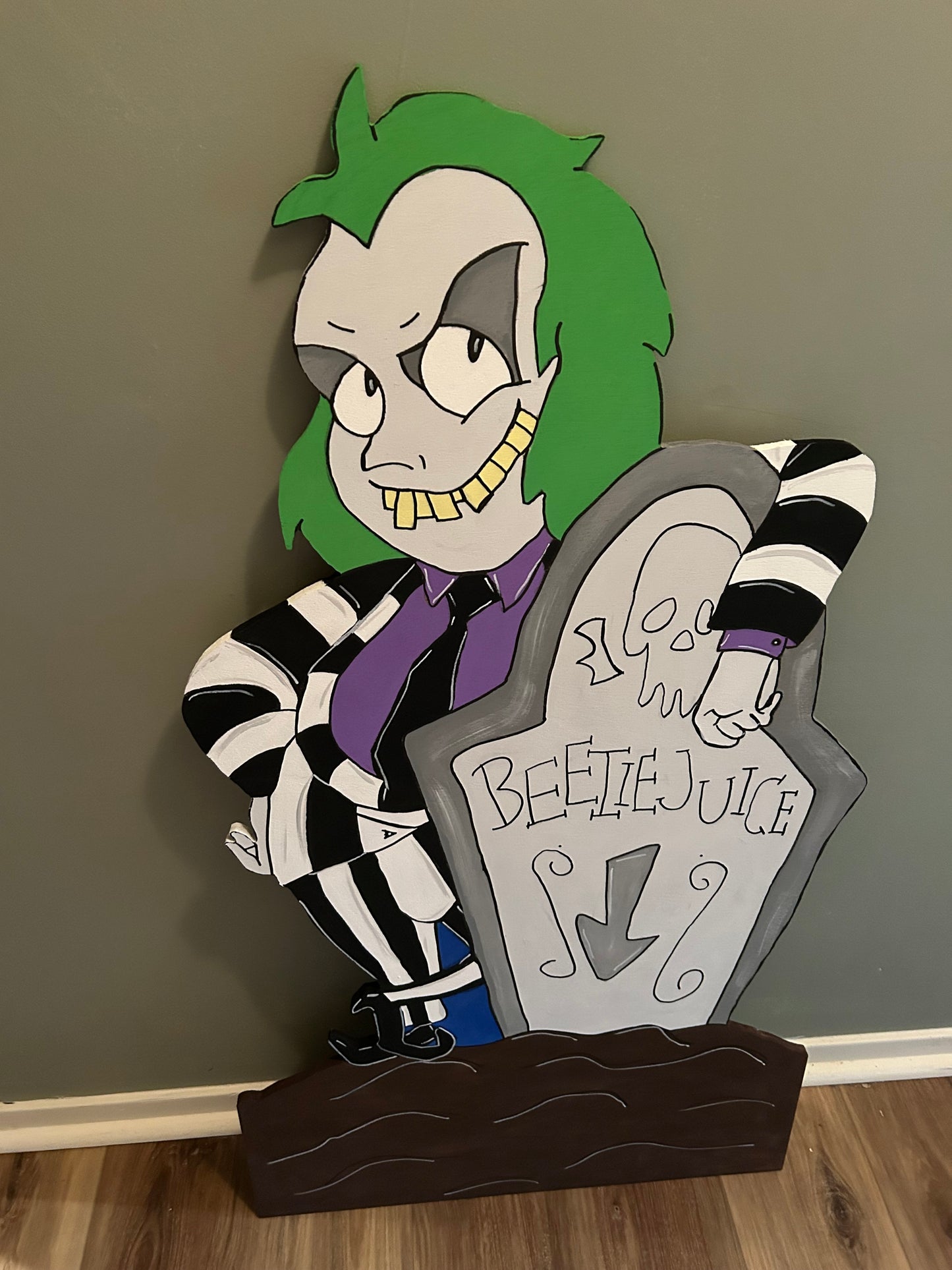 Beetlejuice Halloween display