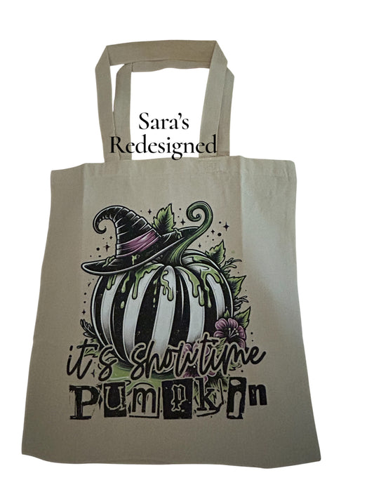 Halloween tote bag it’s showtime