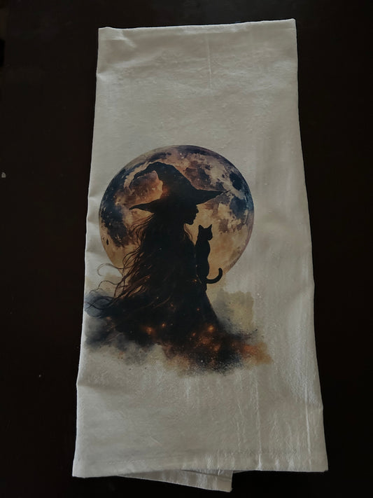 Kitchen witch kitchen towels set two