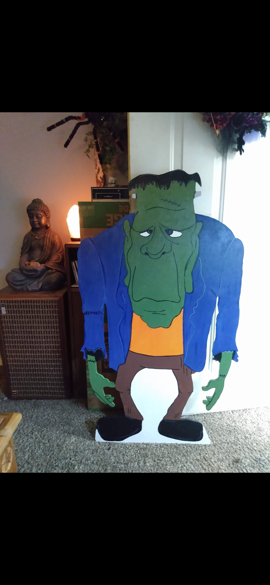 Frankenstein Halloween display