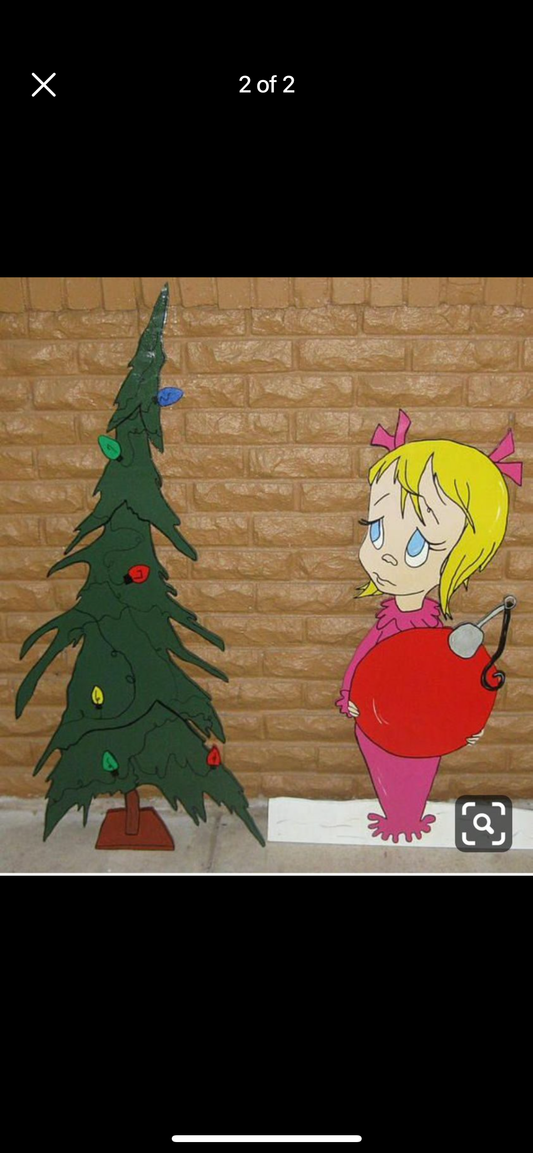 Cindy Lou who Christmas display