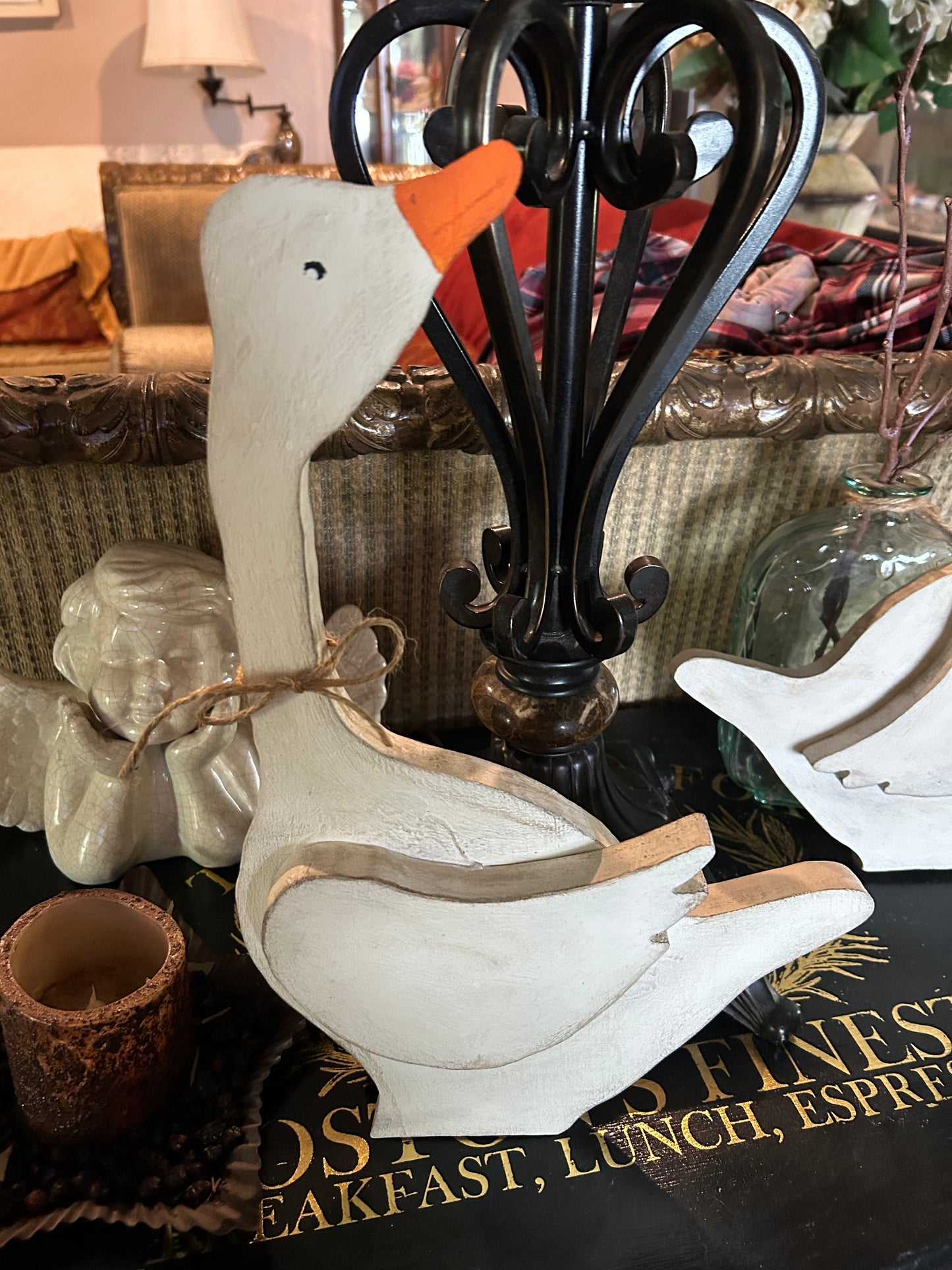 Country Farmhouse Wood geese