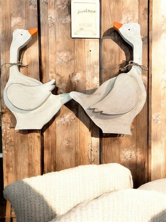 Country Farmhouse Wood geese