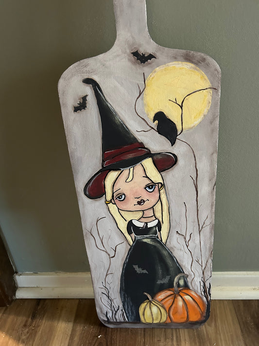 Whimsical gothic witch board