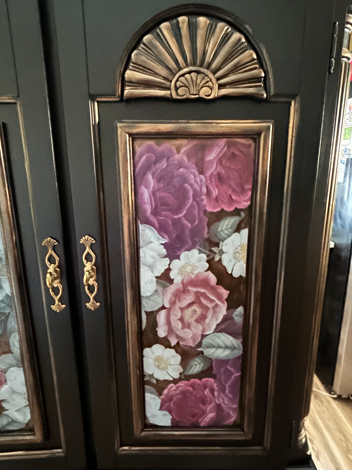 French pavilion shabby sheet cabinet/pantry/wine cabinet