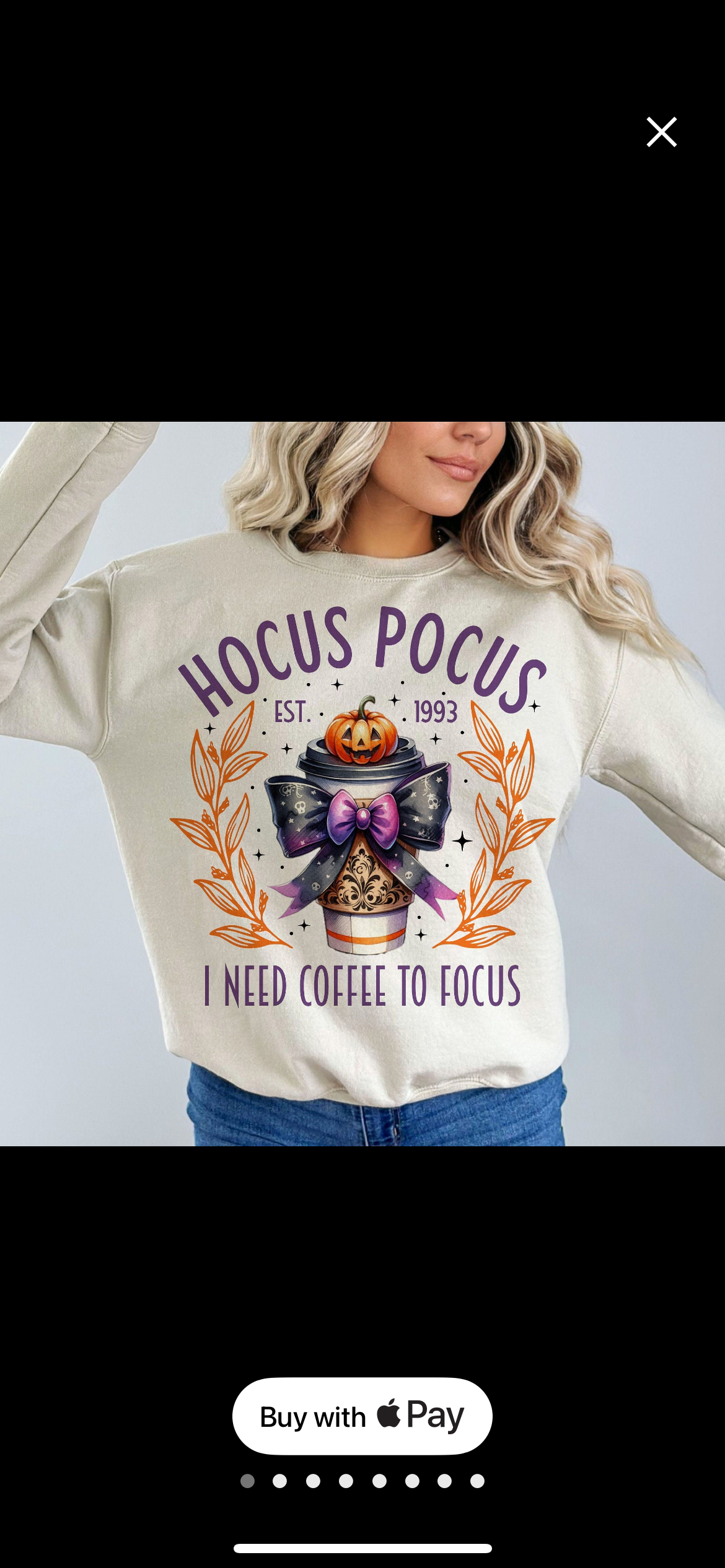 Hocus-pocus I need coffee to focus sweatshirt