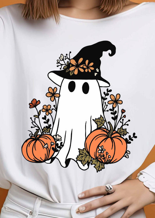 Witch ghost Halloween shirt