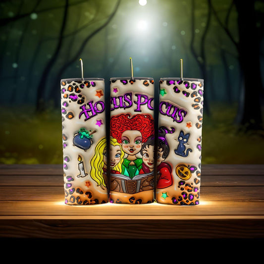 Hocus-pocus 20 skinny Tumbler Halloween