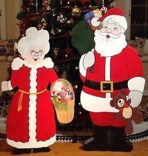 Mr &Mrs Santa Claus life size