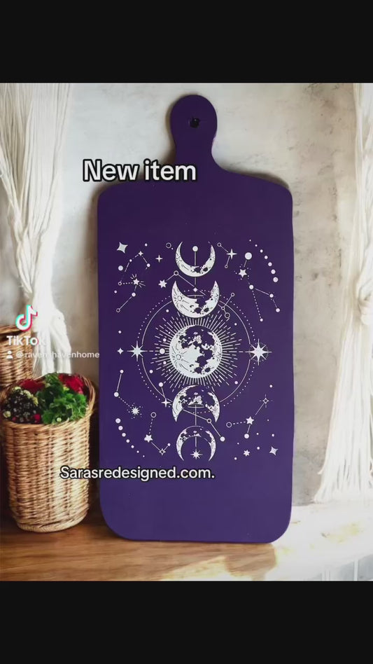 Moon phase board